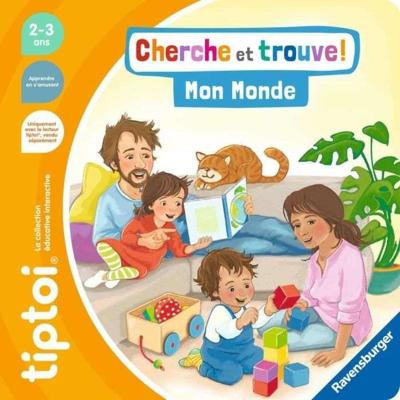 tiptoi Zoek en Vind Mijn Wereld, Interactief Boek, Elektronisch Educatief Spel, Zonder Scherm - Vanaf 2 Jaar - 13099008, Ravensburge