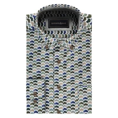 Scotland Blue Overhemd SPE25307JE05SB