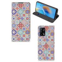 OPPO A74 4G Standcase Tiles Color - thumbnail