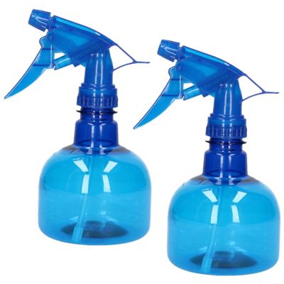 4x stuks waterverstuivers/plantenspuiten blauw 330 ml