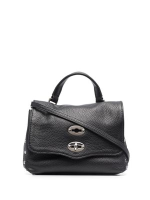 Zanellato mini sac Postina en cuir - Noir
