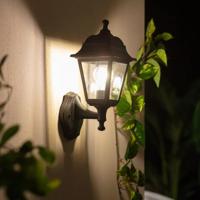 Buitenlamp klassiek zwart &apos;Cottage&apos; verlichting E27