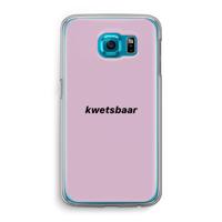 kwetsbaar: Samsung Galaxy S6 Transparant Hoesje