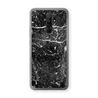 Zwart marmer: Xiaomi Redmi 9 Transparant Hoesje