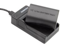 Camera accu LP-E6 + mini USB oplader - thumbnail