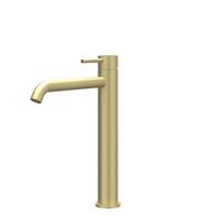 Wastafelkraan IVY Concord Model L Coldstart RVS316 Geborsteld Mat Goud PVD