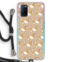 Doggy: Oppo A72 Transparant Hoesje met koord