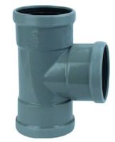 Wavin PVC T-stuk 88° Grijs 110 mm - Eenvoudige Manchetverbinding voor Binnen- & Buitengebruik Wavin PVC T-stuk 88° Grijs 110 mm - Eenvoudige Manchetverbinding voor Binnen- & Buitengebruik