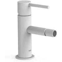 Bidetkraan Tres Study | Opbouw | Mengkraan | 1-hendel | Rond | Wit mat