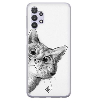 Samsung Galaxy A32 5G siliconen hoesje - Peekaboo
