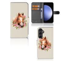 Telefoonhoesje | Met pasjeshouder | voor Samsung Galaxy S23 FE Paard