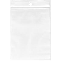 gripsealzakjes, ft 160 x 250 mm, 50 micron, met ophanggat, doos van 1000 stuks