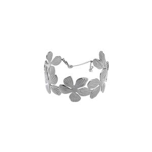 Day&Eve Armband Big Flowers Bangle | Zilver
