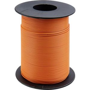 Donau Elektronik 119-17 Draad 1 x 0.14 mm² Oranje 100 m