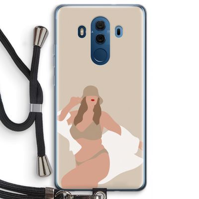One of a kind: Huawei Mate 10 Pro Transparant Hoesje met koord