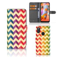 Samsung Galaxy M11 | A11 | Telefoon Hoesje | Zigzag Multi Color