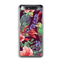 Papegaaien: Samsung Galaxy A80 Transparant Hoesje