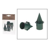 Kaarsenhouder - 4x - prikkers/stekers - voor in steekschuim/oase - Kerststukje maken onderdelen