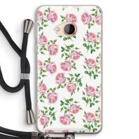 Kleine roosjes: HTC U Play Transparant Hoesje met koord
