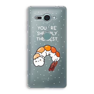 You're Shrimply The Best: Sony Xperia XZ2 Compact Transparant Hoesje