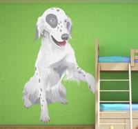 Sticker hond Dalmatiër - thumbnail