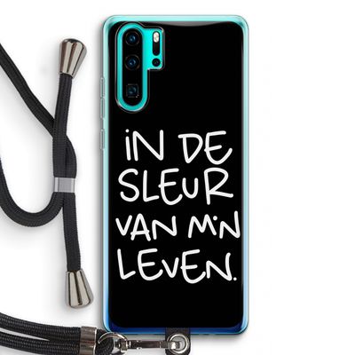 De Sleur: Huawei P30 Pro Transparant Hoesje met koord