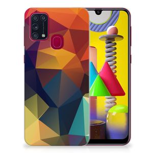 Samsung Galaxy M31 TPU Hoesje Polygon Color