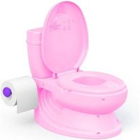 Dolu Educatief Kinder Toilet met Geluid Roze - thumbnail