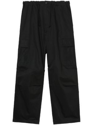 Comme des Garçons Homme pantalon ample en coton à poches cargo - Noir