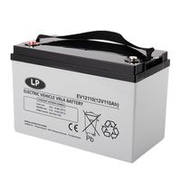 Merkloos losse 12v accu 110a