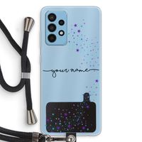 Sterren: Samsung Galaxy A52 Transparant Hoesje met koord