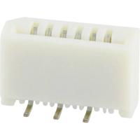 Molex 528080670 Female header (standaard) Totaal aantal polen: 6 Rastermaat: 1 mm Inhoud: 1 stuk(s) Tape on Full reel