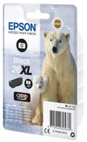 Epson Polar bear Singlepack Photo Black 26XL Claria Premium Ink - thumbnail