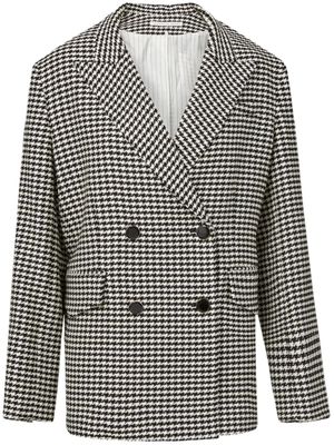 Veronica Beard blazer Hutchinson à motif pied-de-poule - Noir