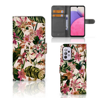 Samsung Galaxy A33 5G Hoesje Flowers - thumbnail