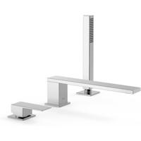 Badrand kraan Tres Cuadro | Inbouw | Mengkraan | 2-weg | Vierkant | Chroom