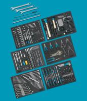 HAZET Gereedschapassortiment in zachtschuiminleg 0-2900-163/264-BMW · 264-delig