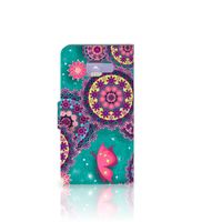 Samsung Galaxy A3 2016 Hoesje Cirkels en Vlinders - thumbnail