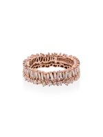 Suzanne Kalan bague Short Stack en or rose 18ct ornée de diamants