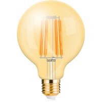 LED Globe Filament Lamp E27 Amber 6W 540lm - 2200K Zeer Warm Wit