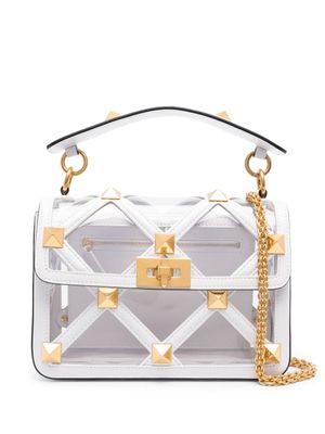 Valentino Garavani sac porté épaule Roman Stud - Blanc