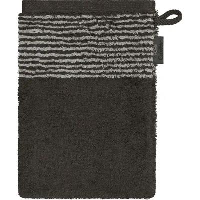 Cawö Cawö Two-Tone Washandje 16x22 basalt