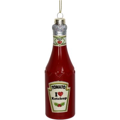 Ornament Ketchup Glas Rood 14cm - Hd collection