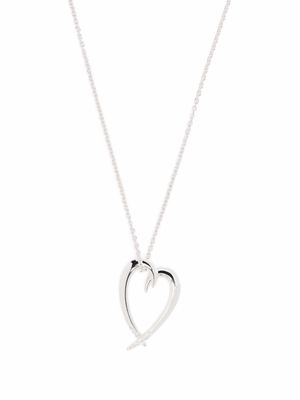 Shaun Leane collier à pendentif cœur serti de diamants - Argent