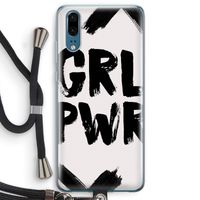 Girl Power #2: Huawei P20 Transparant Hoesje met koord