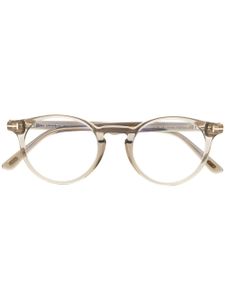 TOM FORD Eyewear lunettes de vue à monture ronde - Tons neutres