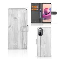 Xiaomi Redmi Note 10/10T 5G | Poco M3 Pro | Book Style Case | White Wood