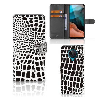 Xiaomi Poco F2 Pro | Telefoonhoesje | Met pasjeshouder | Slangenprint