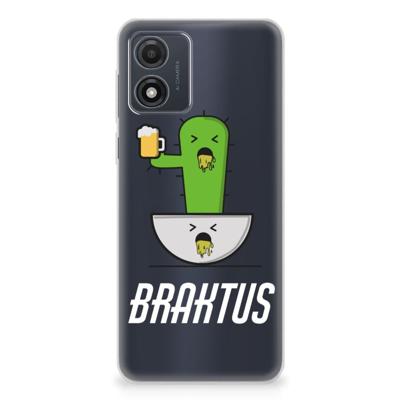 Motorola Moto E13 Telefoonhoesje met Naam Braktus