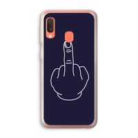 F**k U: Samsung Galaxy A20e Transparant Hoesje